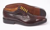 View Item Delicious Junction Skin Mod Brogue Leather Shoe Oxblood